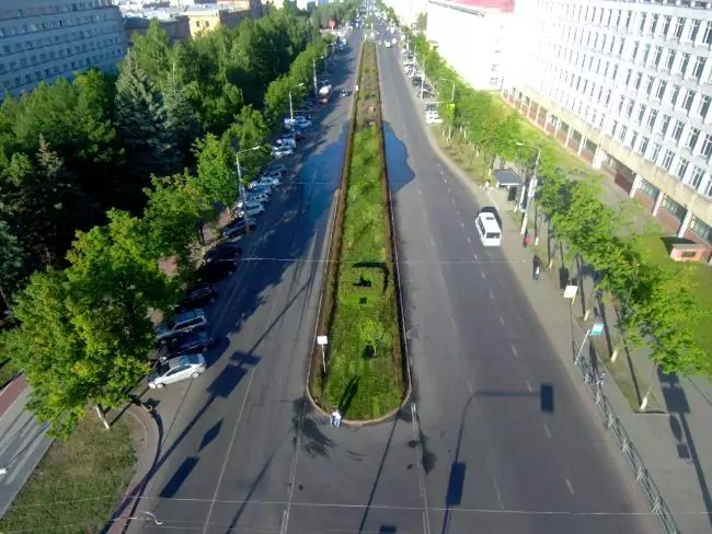 Озеленение проспекта Ленина